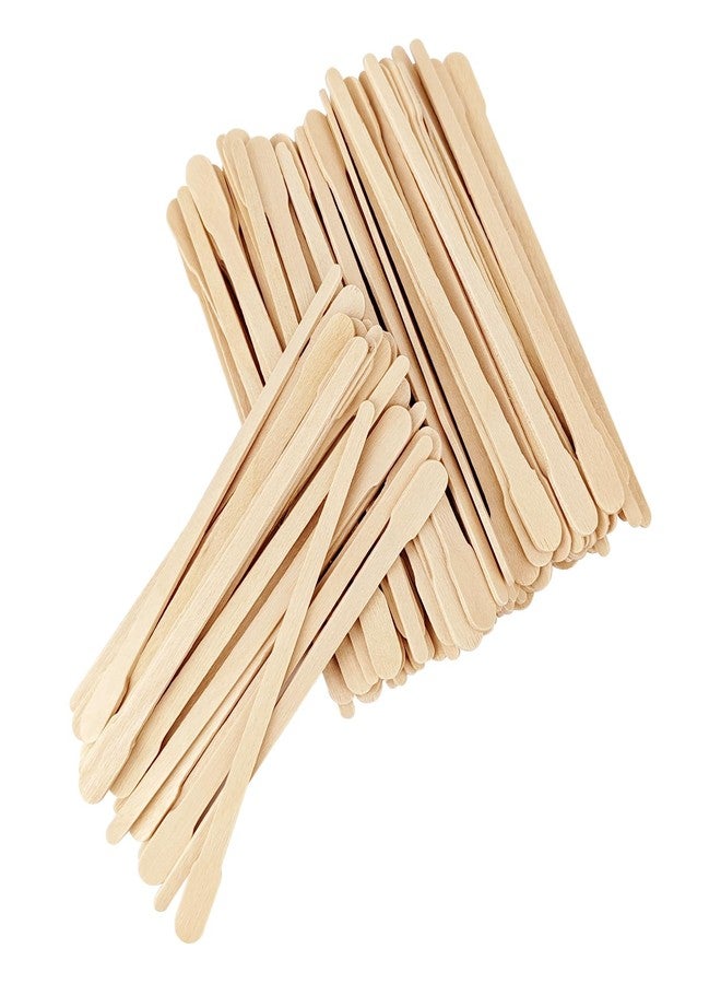JUNSDUKE 100 Pcs Wax Sticks, Wooden Waxing Sticks, Wax Strips, Eyebrow Wax Sticks, Small Waxing Applicator Sticks for Hair Removal, Facial, Smooth Skin (100 Pack) - Image 1